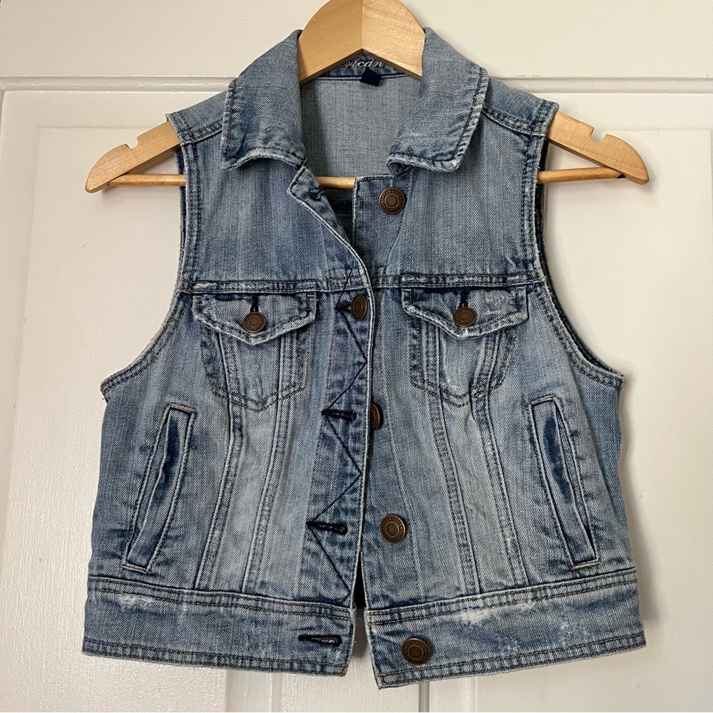 American Eagle Oufitters Denim Vest | small